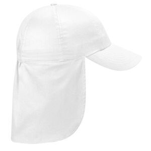 Beechfield Childrens/Kids Legionnaire Hat / White